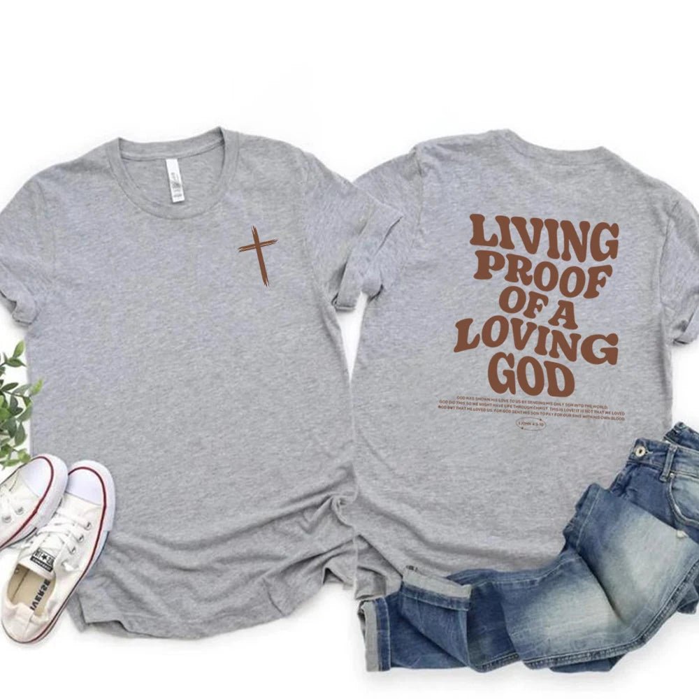 Aesthetic Christian T-Shirt Christian Apparel Brown Jesus Tshirt Trendy Streetwear Clothing Bible Verse Shirts Christian Gift - maggiplanet.net