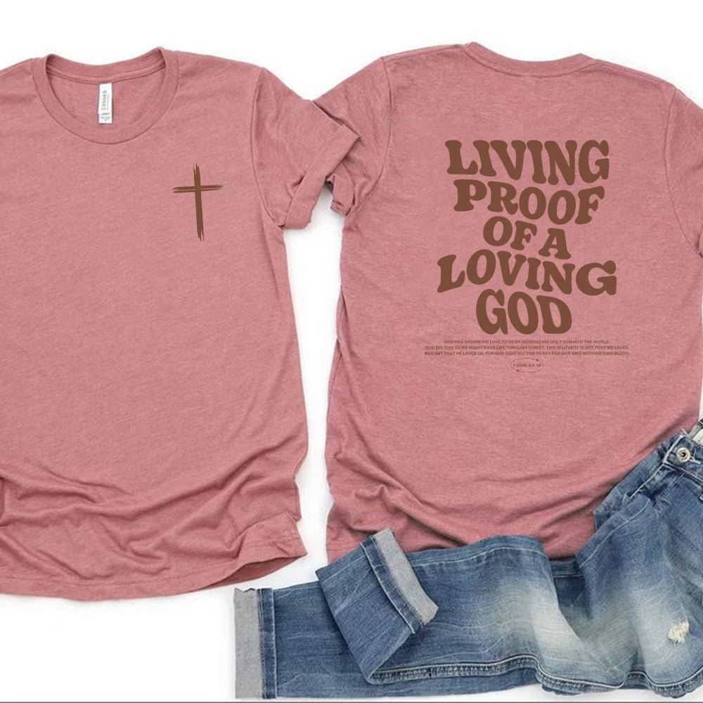 Aesthetic Christian T-Shirt Christian Apparel Brown Jesus Tshirt Trendy Streetwear Clothing Bible Verse Shirts Christian Gift - maggiplanet.net