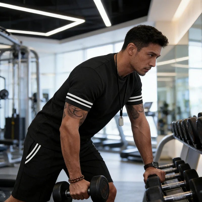 Eliano | Sportliches 2 - Teiliges Set Mit T-Shirt Und Shorts - maggiplanet.net