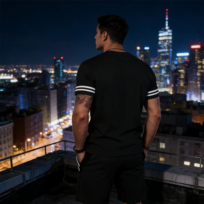 Eliano | Sportliches 2 - Teiliges Set Mit T-Shirt Und Shorts - maggiplanet.net
