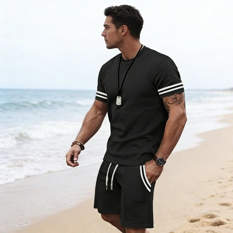 Eliano | Sportliches 2 - Teiliges Set Mit T-Shirt Und Shorts - maggiplanet.net