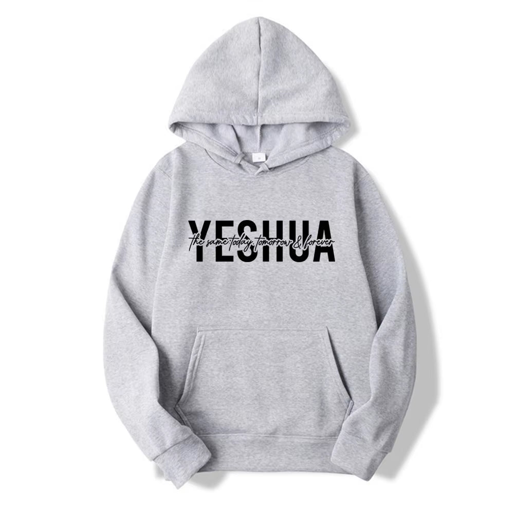 Yeshua Hoodie Christian Hooded Sweatshirt Religious Hoodies Bible Verse Pullover Women Faith Tops Christian Gifts Jesus Apparel - maggiplanet.net