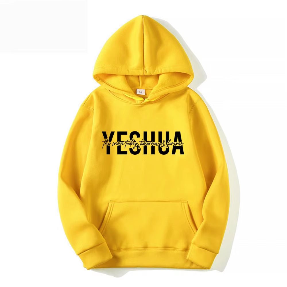 Yeshua Hoodie Christian Hooded Sweatshirt Religious Hoodies Bible Verse Pullover Women Faith Tops Christian Gifts Jesus Apparel - maggiplanet.net