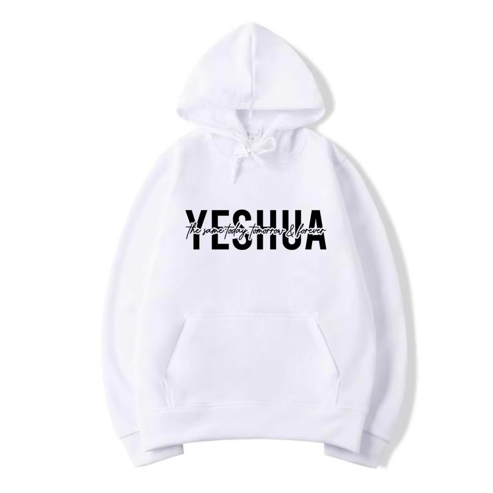 Yeshua Hoodie Christian Hooded Sweatshirt Religious Hoodies Bible Verse Pullover Women Faith Tops Christian Gifts Jesus Apparel - maggiplanet.net