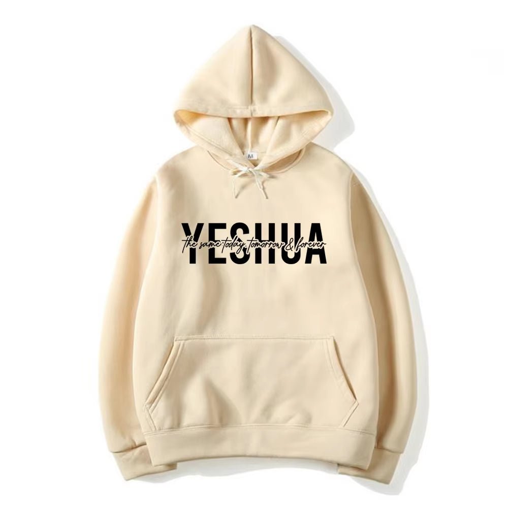 Yeshua Hoodie Christian Hooded Sweatshirt Religious Hoodies Bible Verse Pullover Women Faith Tops Christian Gifts Jesus Apparel - maggiplanet.net