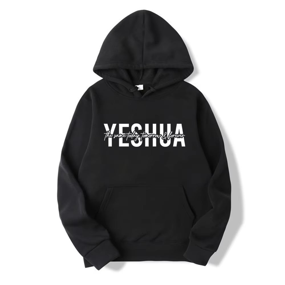 Yeshua Hoodie Christian Hooded Sweatshirt Religious Hoodies Bible Verse Pullover Women Faith Tops Christian Gifts Jesus Apparel - maggiplanet.net